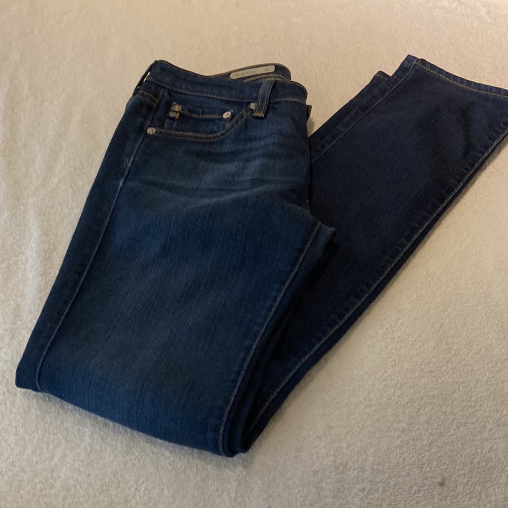 AG Adriano Goldschmied Women's Straight Leg Jeans - Deep Indigo